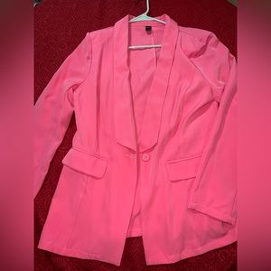 Large hot pink blazer